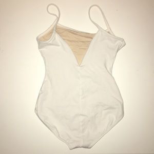 Mirella White Leotard